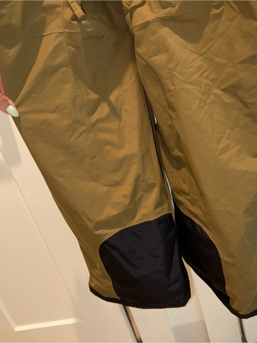 Men's Military Olive North Face Snow Pant